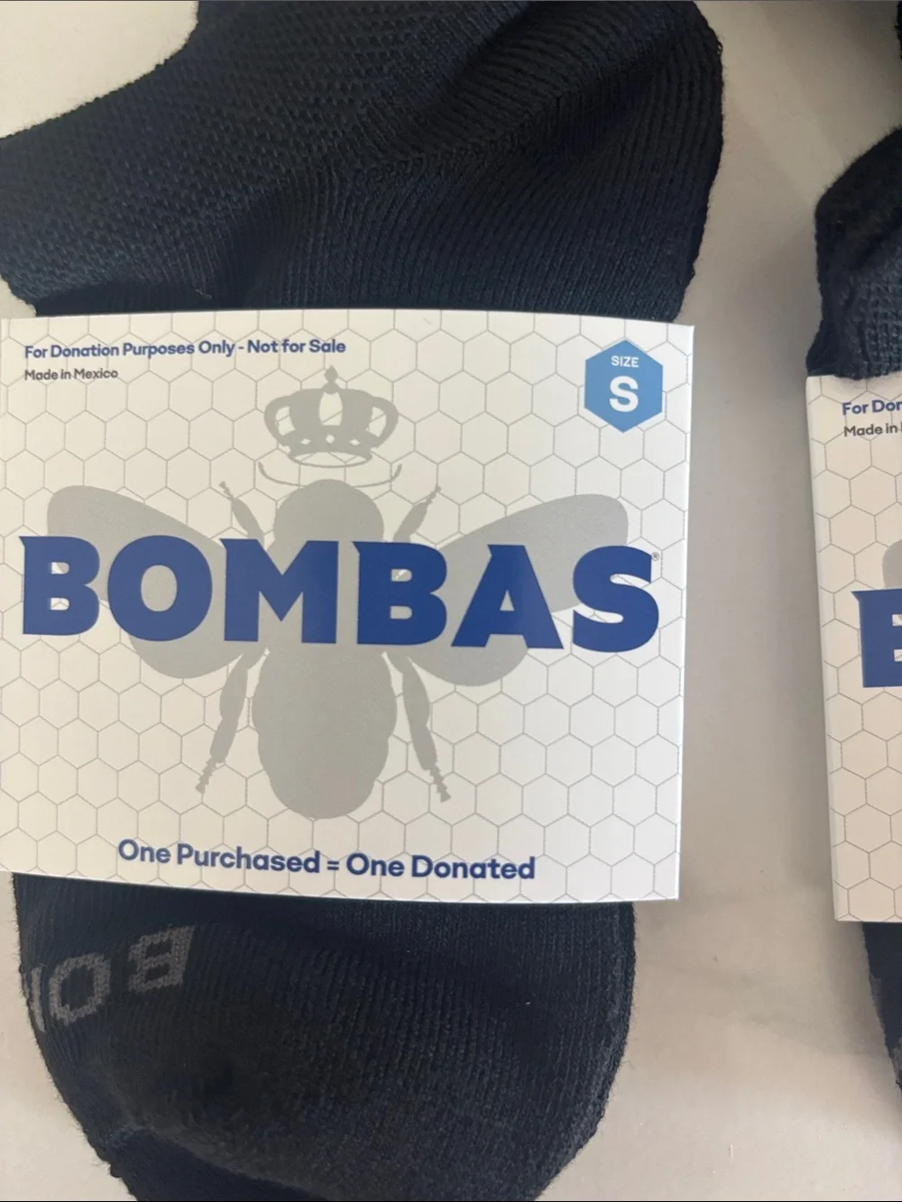 5 pairs Bombas ankle socks small - Picture 2 of 3